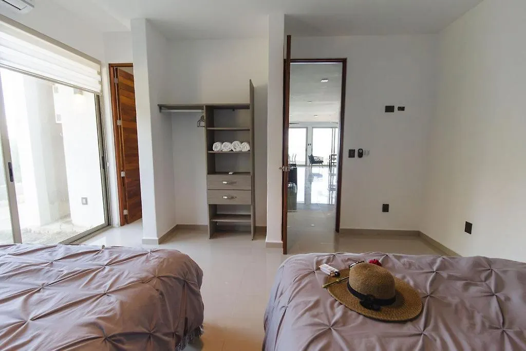 Angelina 28 Beachfront And Family Apartments - Modern And Relaxing Long Stays - 20 Min From Cancun Airport 푸에르토 모렐로스